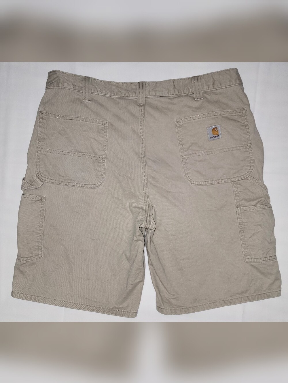 Carhartt Men's Tan Cargo Relaxed Fit Shorts - Rugged Workwear Style - Picture 8 of 15